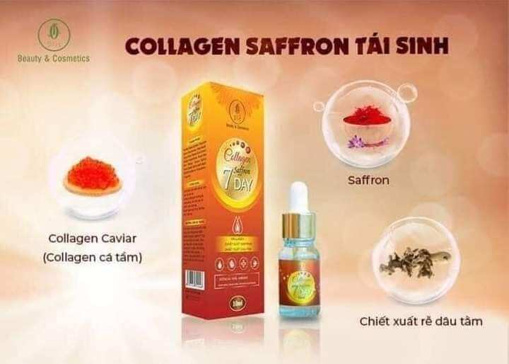SERUM COLLAGEN SAFFRON TÁI SINH 7 DAY OLIC