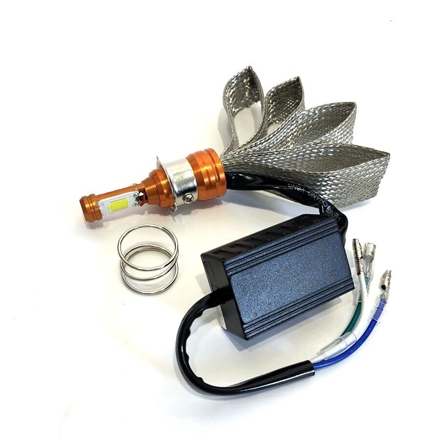 [HCM]Đèn Pha Led 2 Tim M5 Ánh Sáng Vàng, Trắng [ 1 Chiếc ]