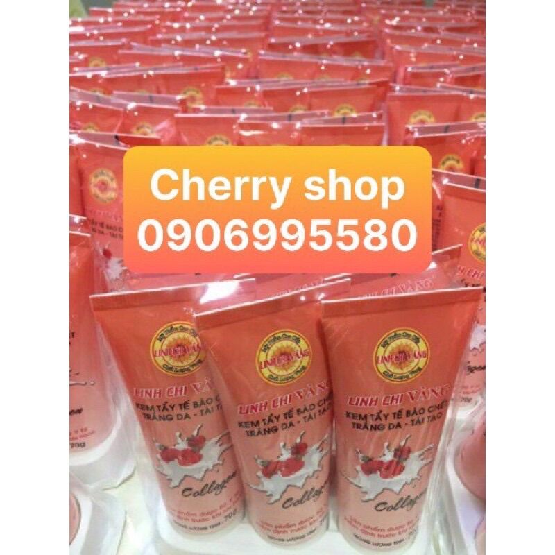Kem tẩy tế bào chết Linh Chi Vàng
