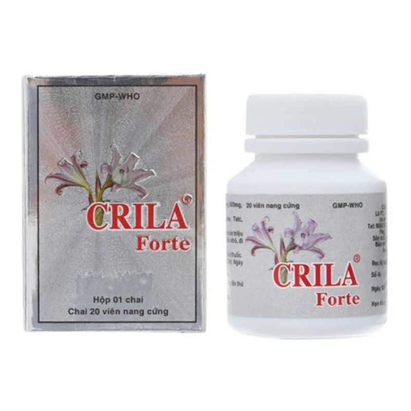 Viên uống Crila forte thiên dược hỗ trợ phì đại tiền liệt tuyến