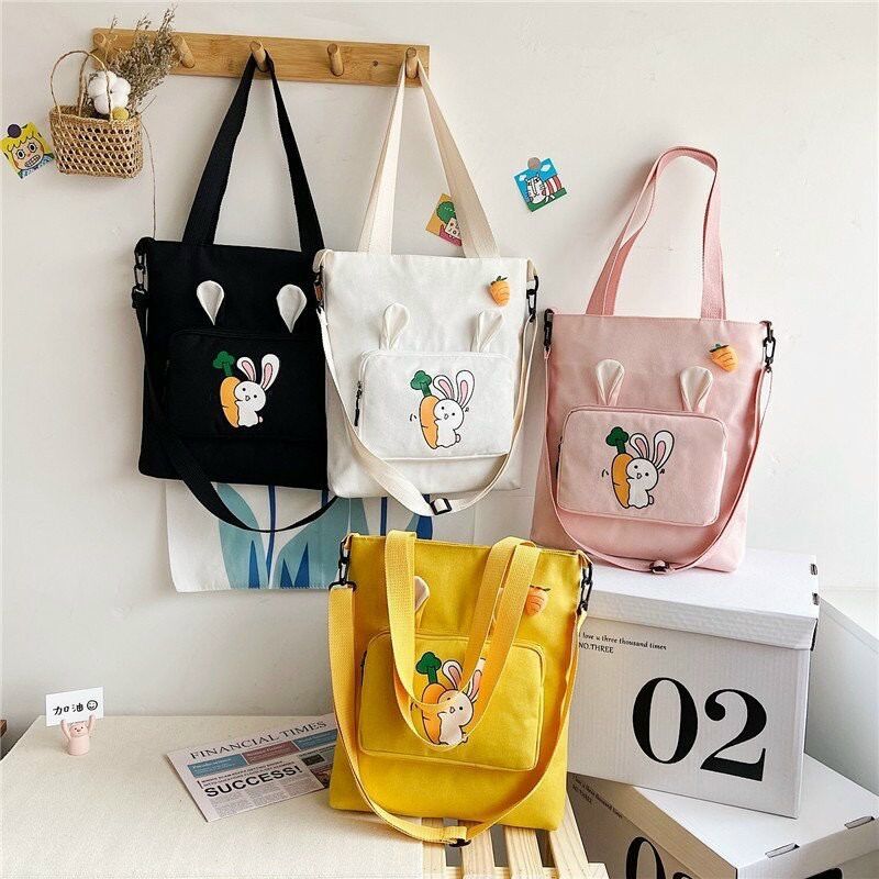 Túi tote thời trang đeo vai đeo chéo Cực Xinh - Tai thỏ