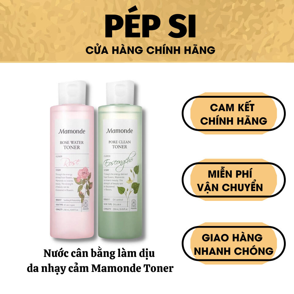 Nước Hoa Hồng Mamonde Rose water Toner/Pore Clean Toner
