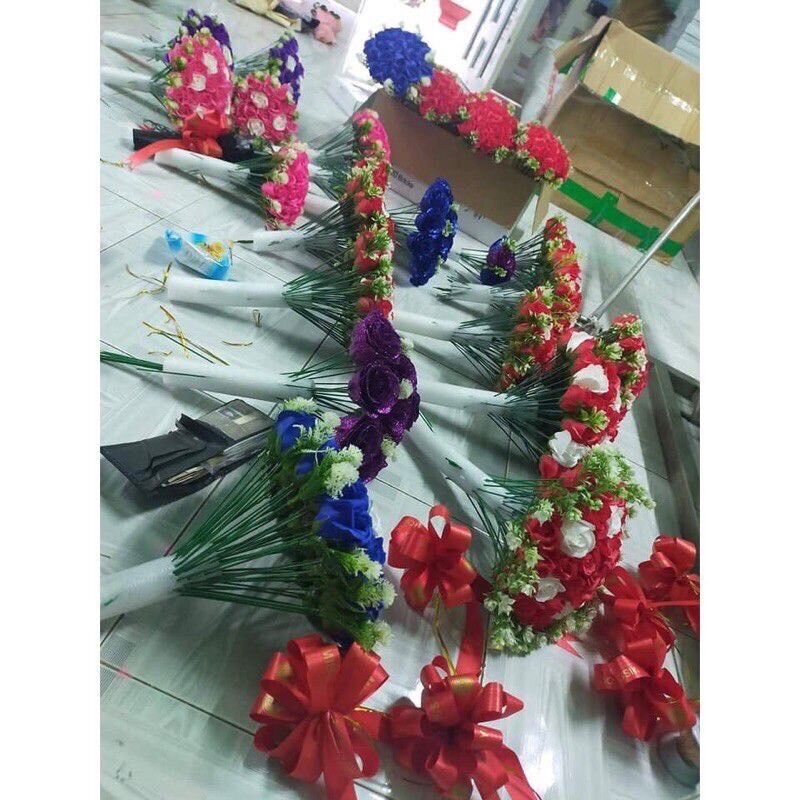 Xốp cây tròn bó hoa, dài 50cm