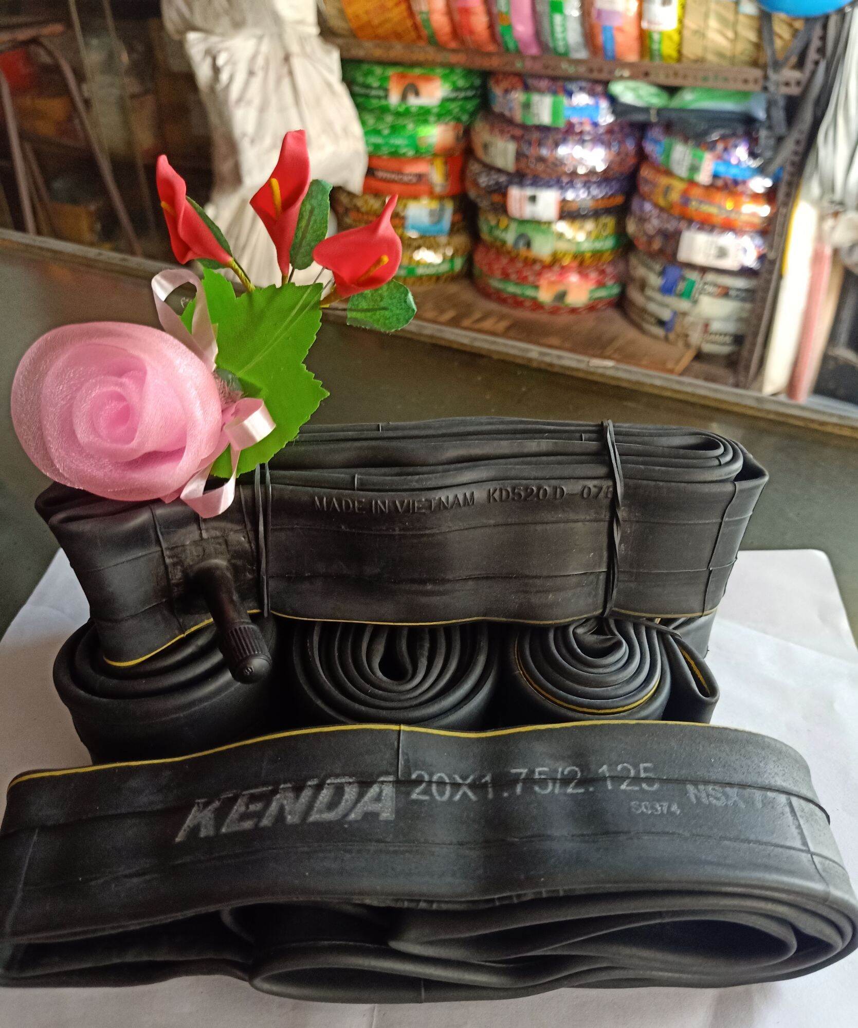 Ruột xe đạp KENDE.  20*1.75/2.15