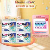 Combo 4/Combo 8 gói Băng vệ sinh Kotex Biocare Ban Đêm SMC 32CM - 7 miếng/gói