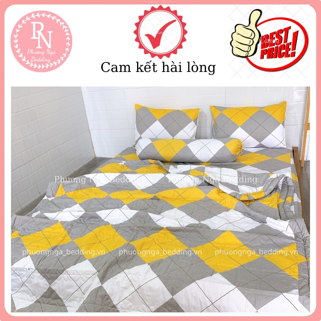 [HCM] [Link3] Ga lẻ 1m6 cotton Thắng Lợi chuẩn logo(không áo gối dùng cho nệm cao từ 3-15cm)