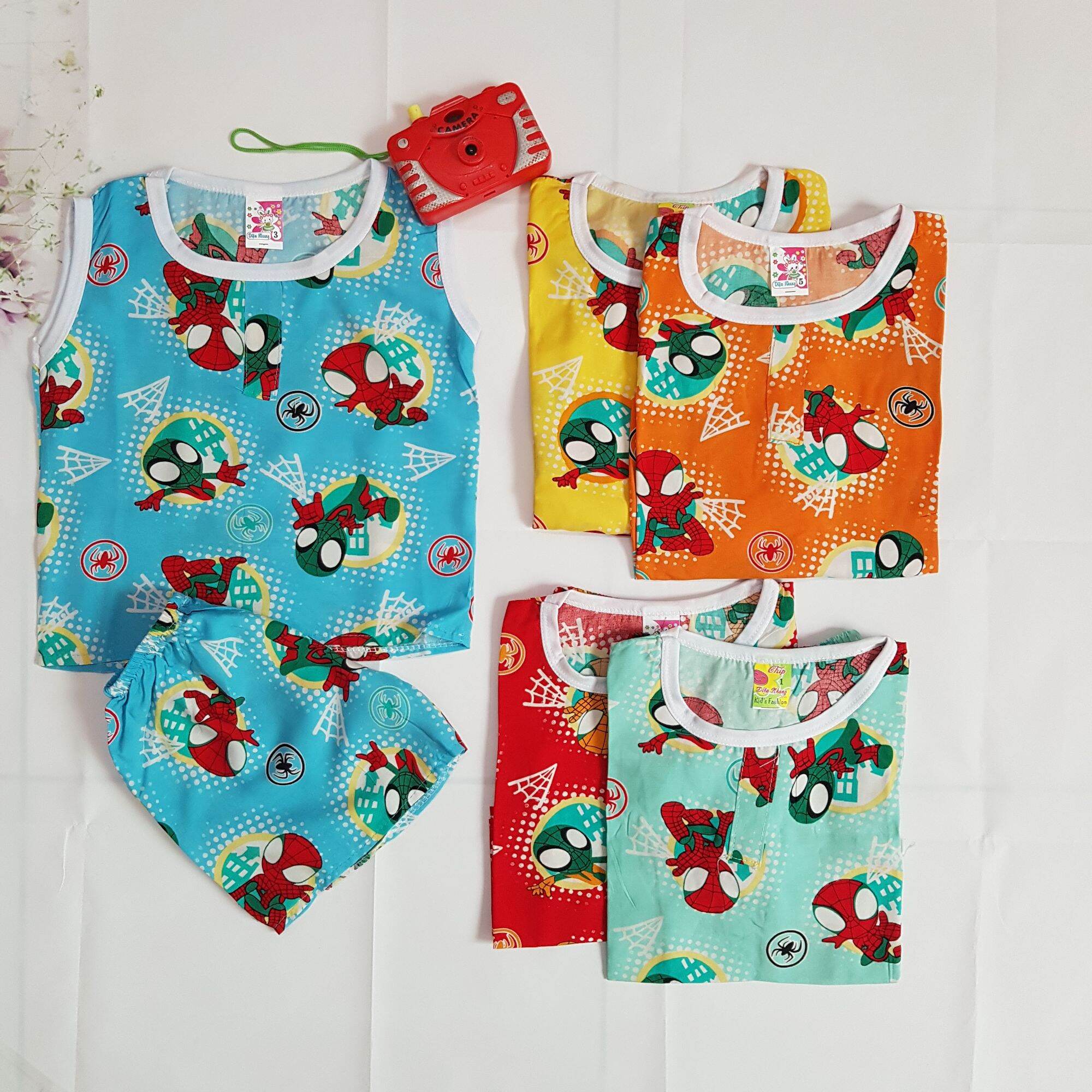 Đồ bộ tole cho bé trai 6-14kg (giao màu ngẫu nhiên)