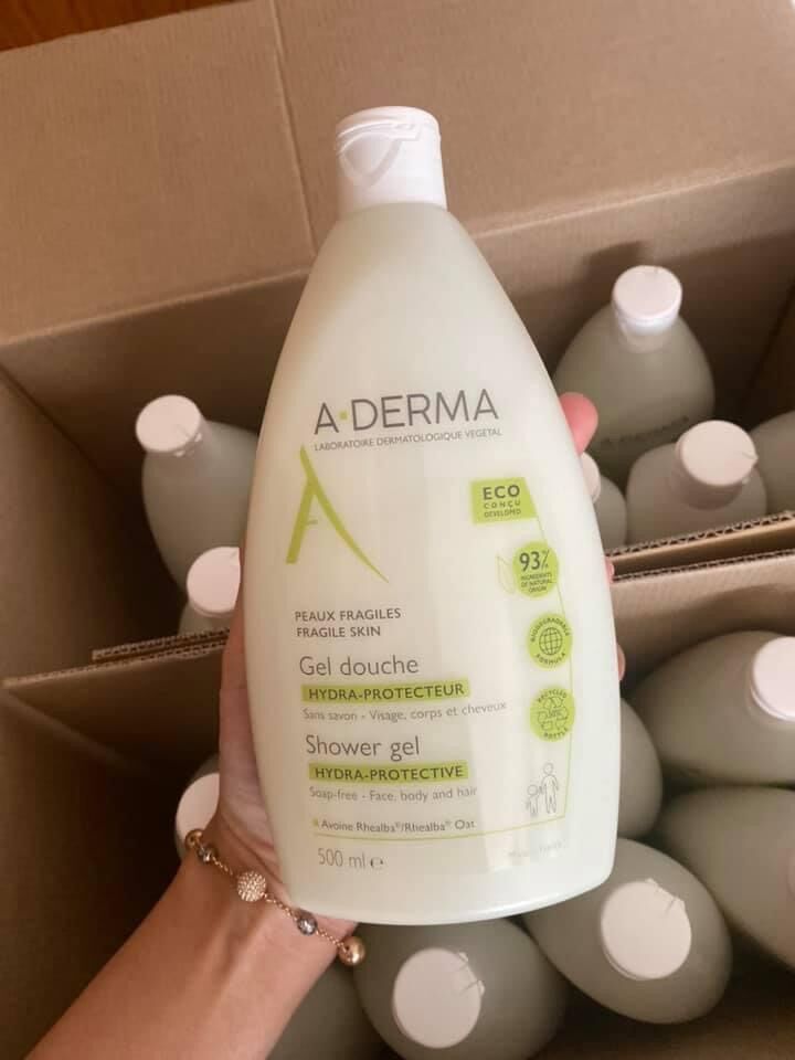 Sữa tắm cho da bị mụn lưng Aderma 500ml nội địa Pháp