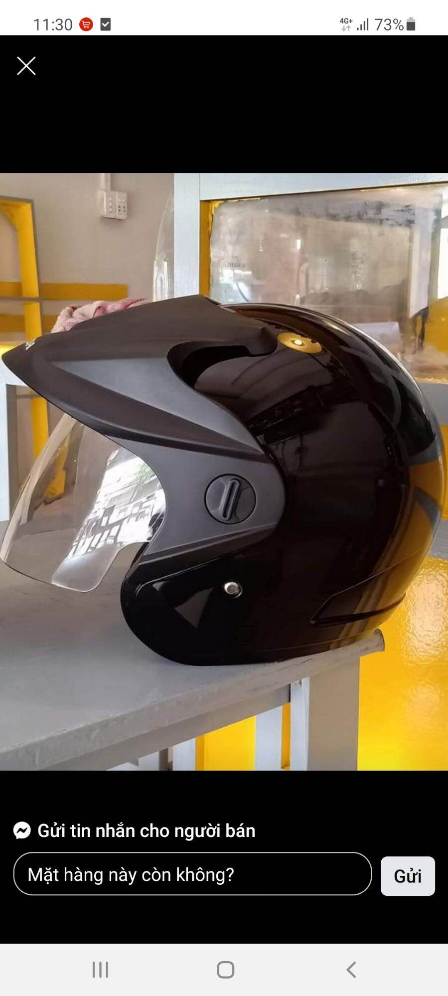 Mũ honda 3/4 nhập khẩu theo xe.