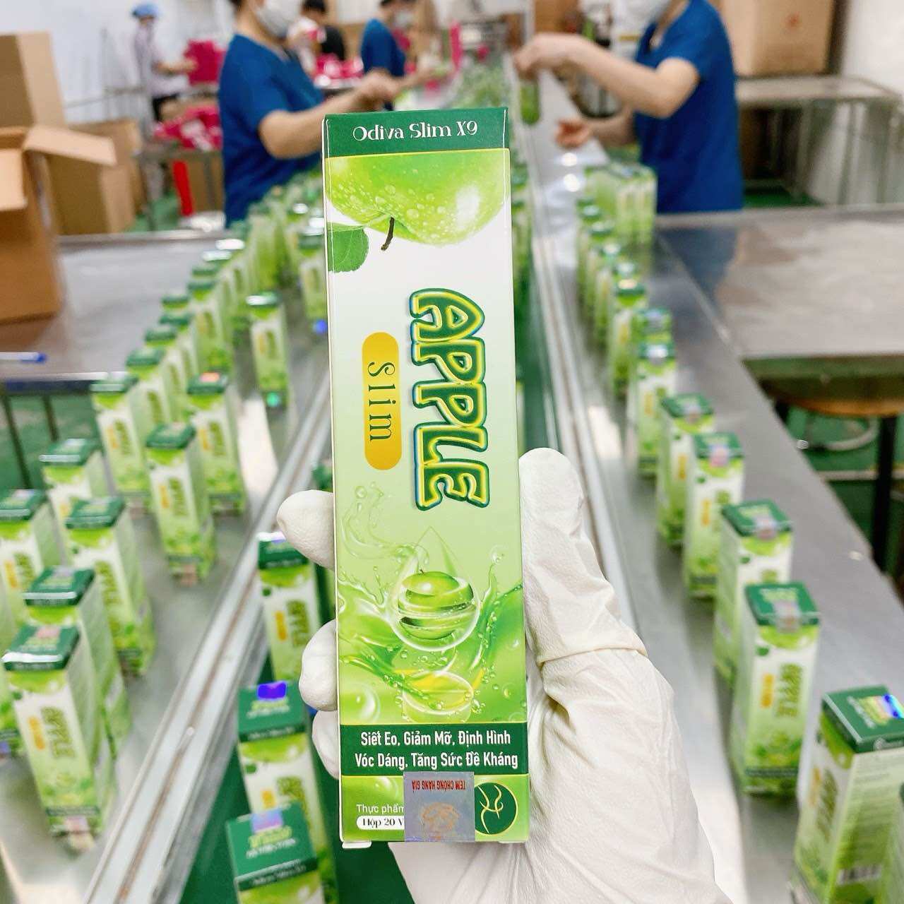 Chính hãng 100% VIÊN SỦI Táo SIẾT EO BODY SLIM ODIVA X9 AN TOÀN VÀ HIỆU QUẢ