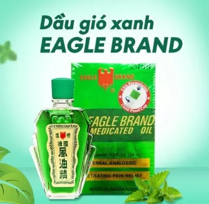 Dầu gió xanh singapore hiệu con ó 24ml giảm đau nhứt hiệu quả