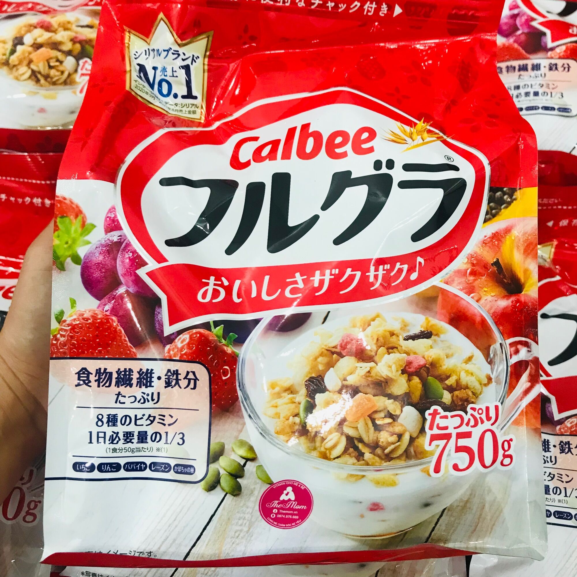 Ngũ cốc calbee nhật bản 750gr