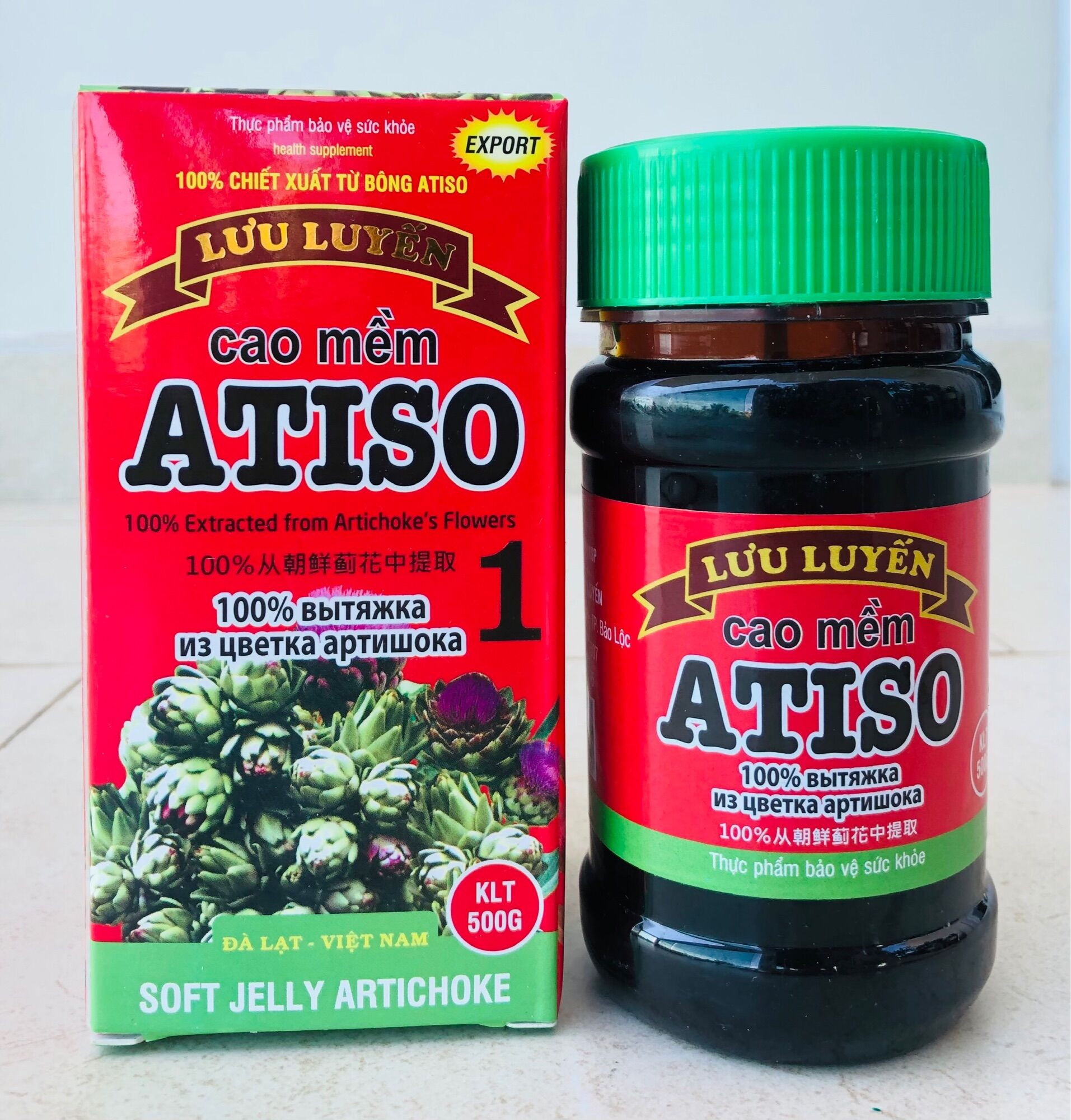 Cao atiso lưu luyến -chiết xuất 100% hoa atiso đà lạt 0,5kg