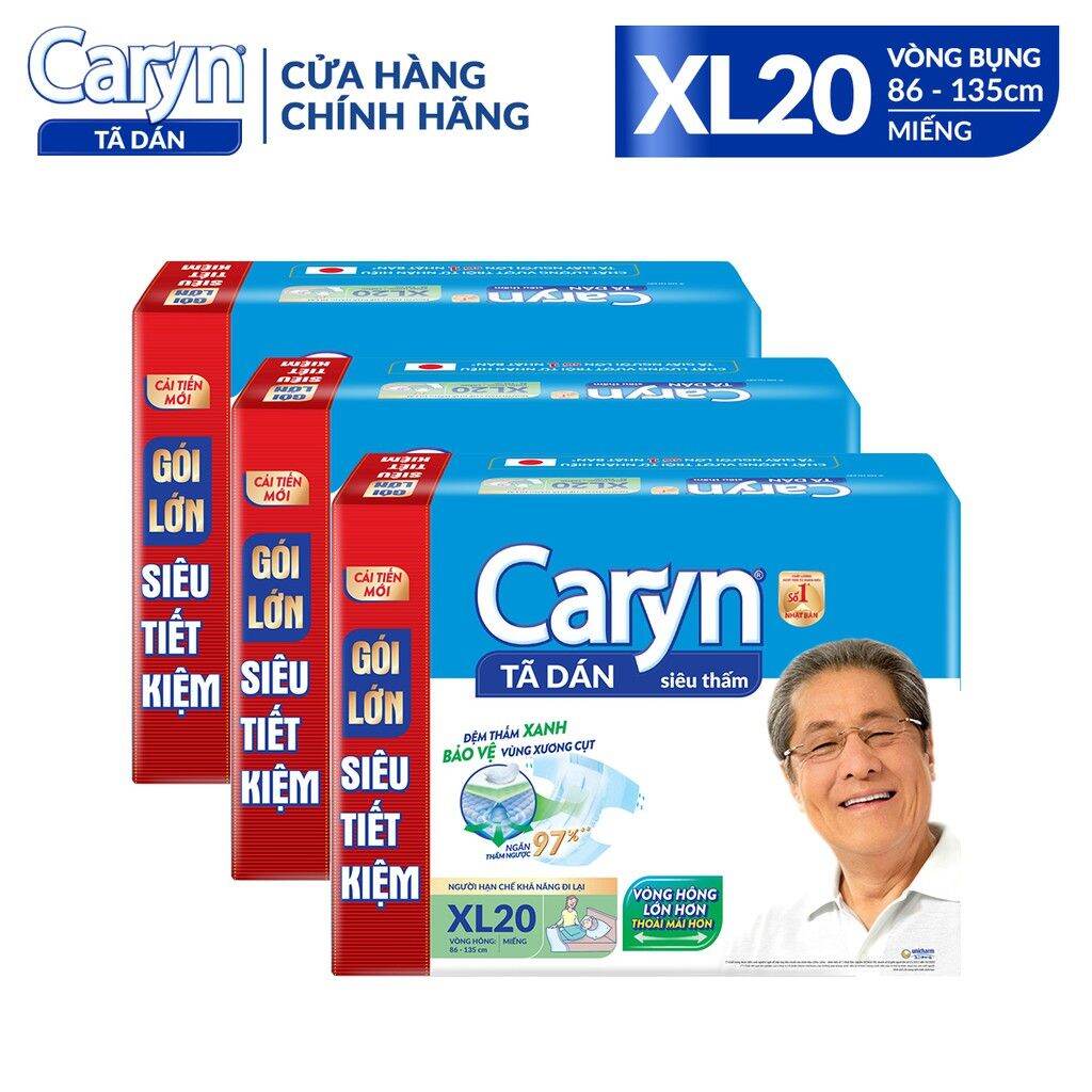 Tã dán Caryn người lớn XL20
