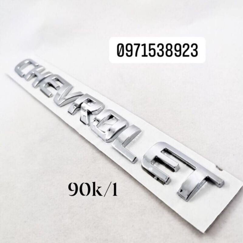 logo chữ chevrolet cruze