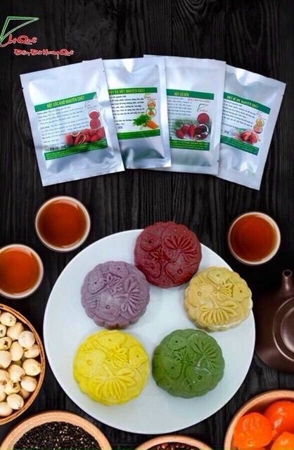 Bột bí đỏ tạo màu vàng Chợ Quê 50g