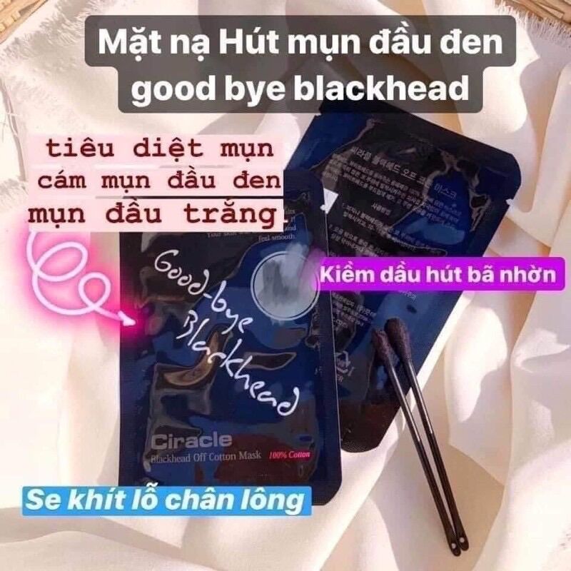 ( Gói lẻ) MẶT NẠ LỘT MỤN ĐẦU ĐEN GOODBYE BLACKHEAD