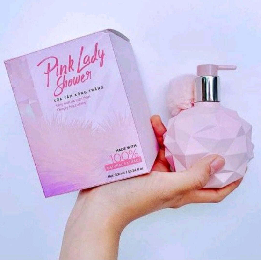 (Chính Hãng) Sữa Tắm Xông Trắng Pink Lady 300ml