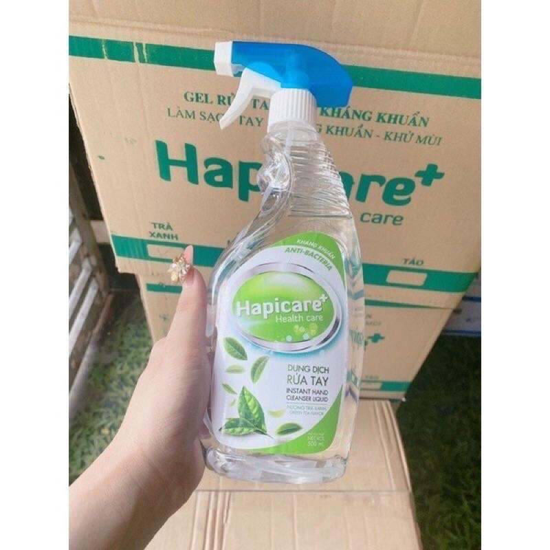 Xịt Sát Khuẩn Hapicare Hương Trà Xanh 500ml