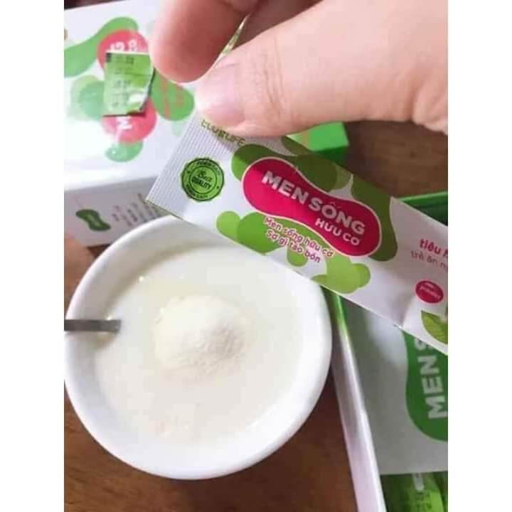 Combo Men sống hữu cơ và sữa non pháp