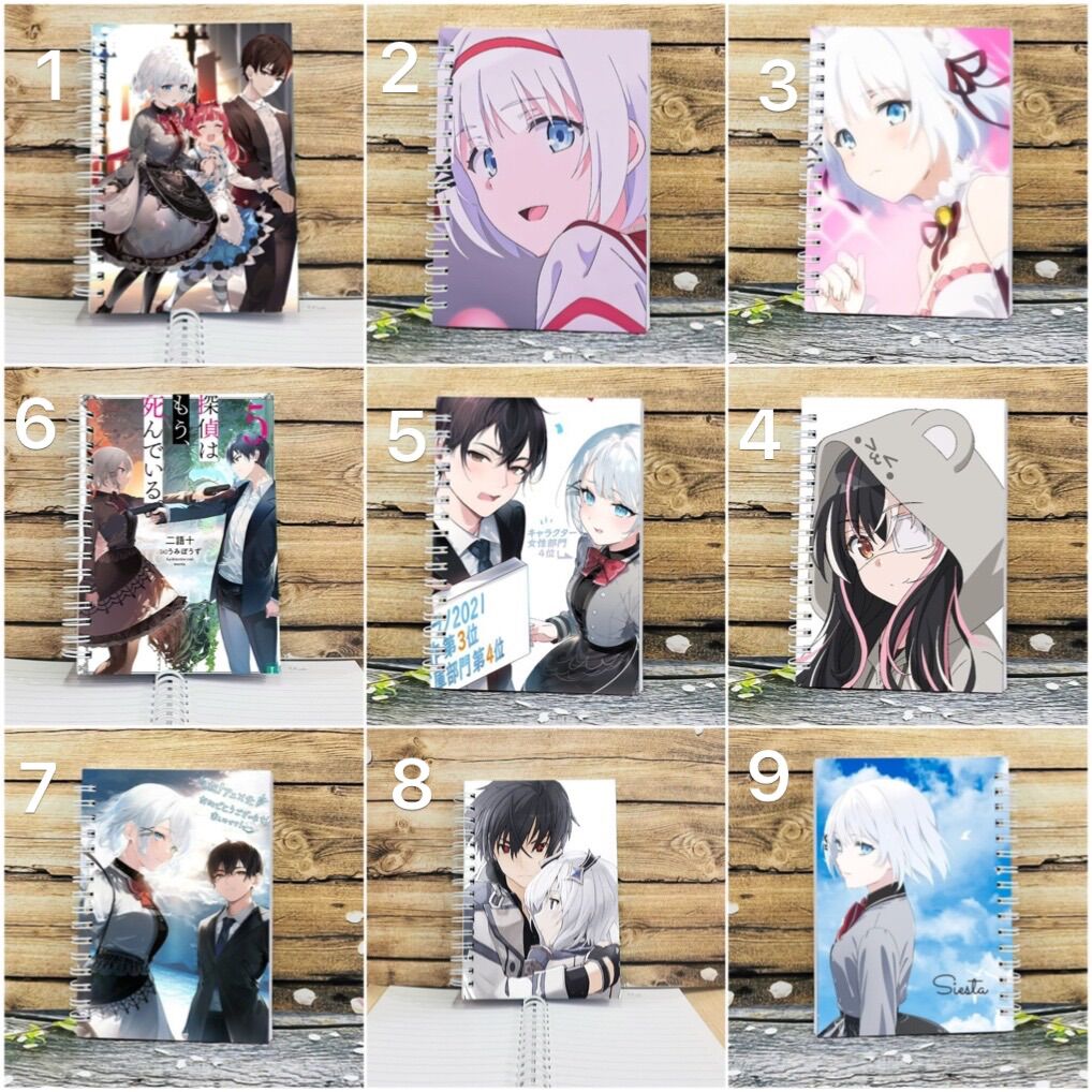 Sổ tay anime thám tử đã chết 200 trang nhiều mẫu chọn