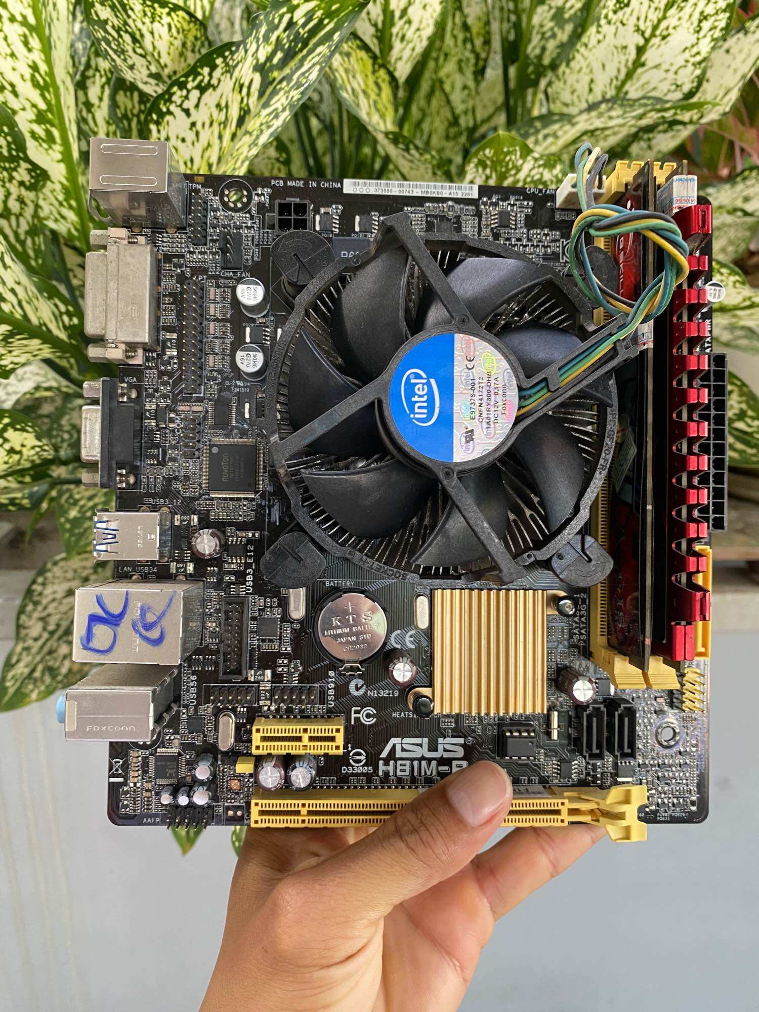 Combo h81 asus- i3 4130- ram 8g