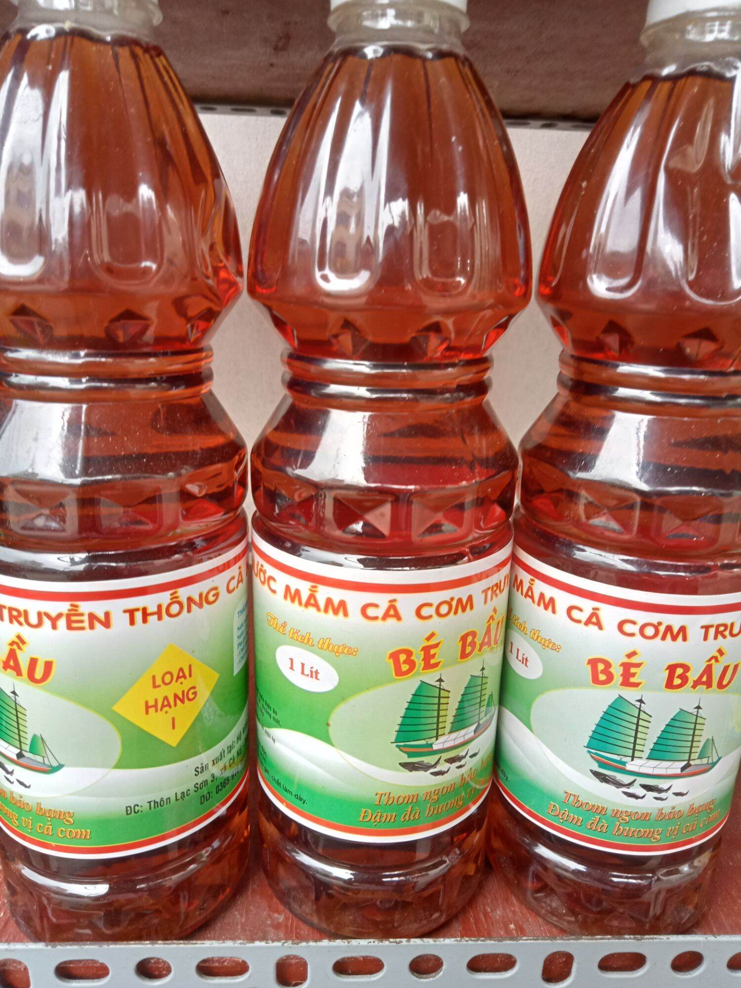 Combo 3 chai nước mắm kho bé bầu