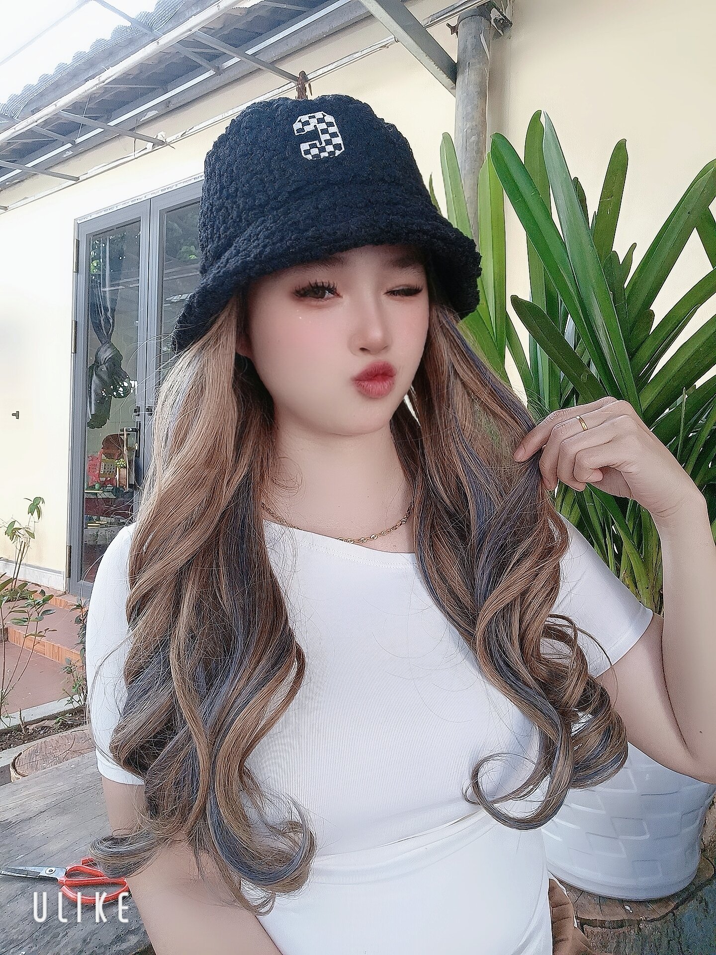 Tóc giả mũ kiểu mới