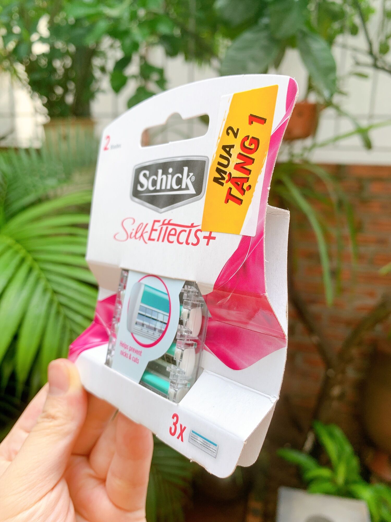 Lưỡi Dao Cạo  Dàng Cho Nữ Schick Silk Effects 3S(mua 2 tặng 1 trong cùng 1 hộp)