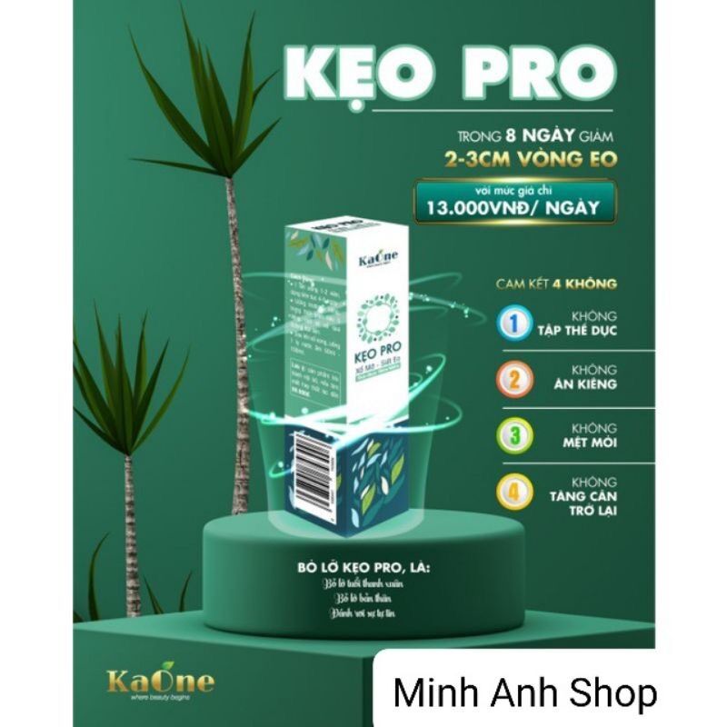 Kẹo Pro 8 viên xổ mỡ - siết eo - KAONE date mới nhất