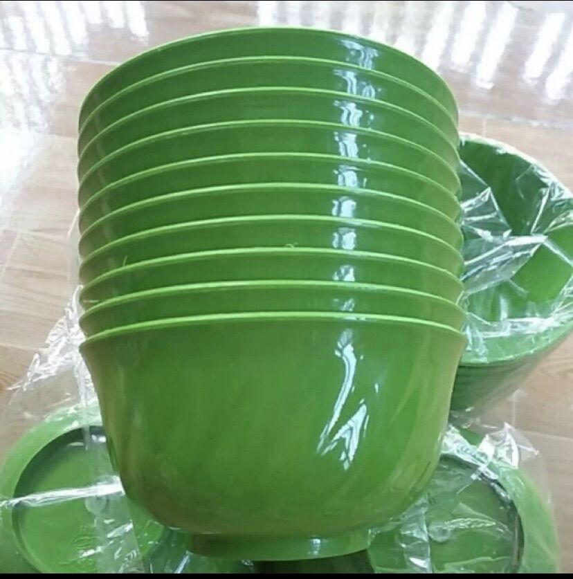 🔥 Sỉ_ 100 Chén Ăn Cơm, NHỰA DẺO (Hình thật, Rộng 11cm)