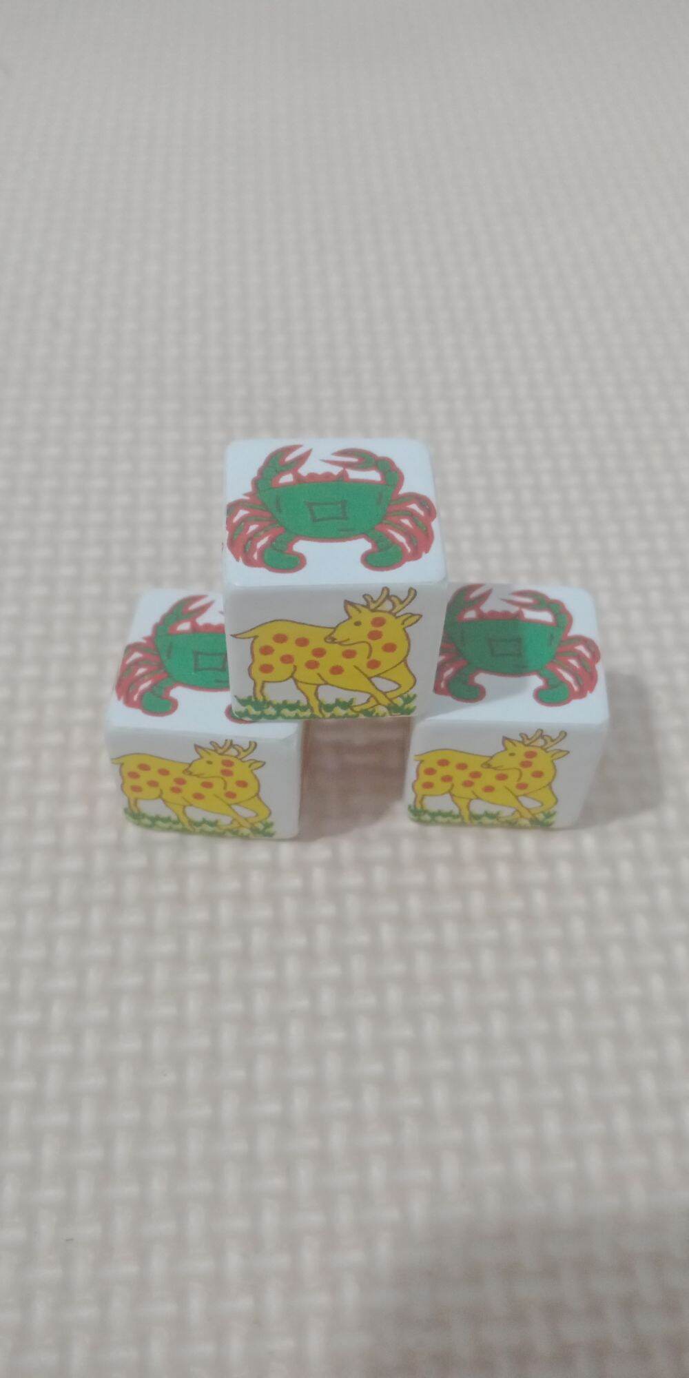 hột bầu cua xốp sóc cái 2 phân 2