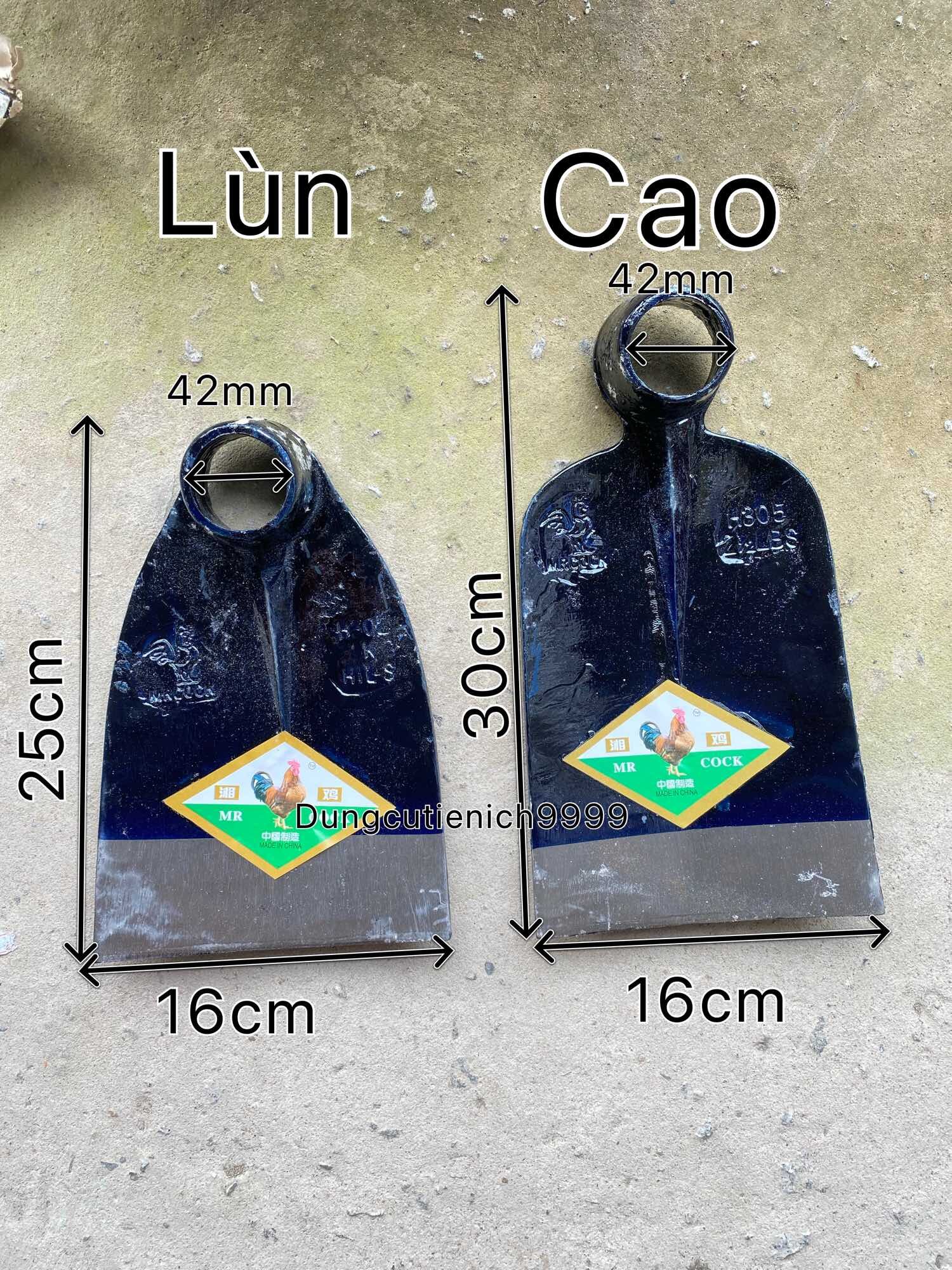 Cuốc làm vườn hiệu Con Gà bằng thép