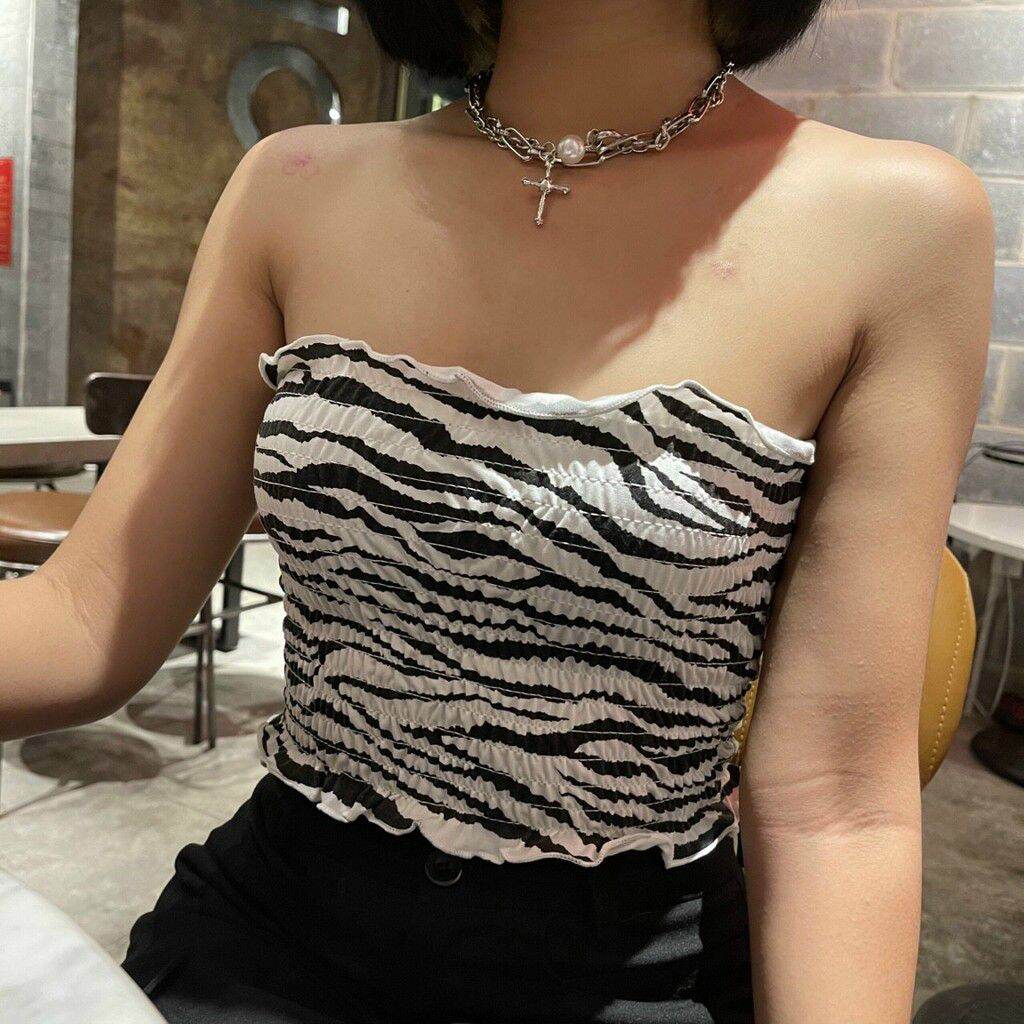 [HCM]ÁO ỐNG BÒ SỮA NHÚN THUN