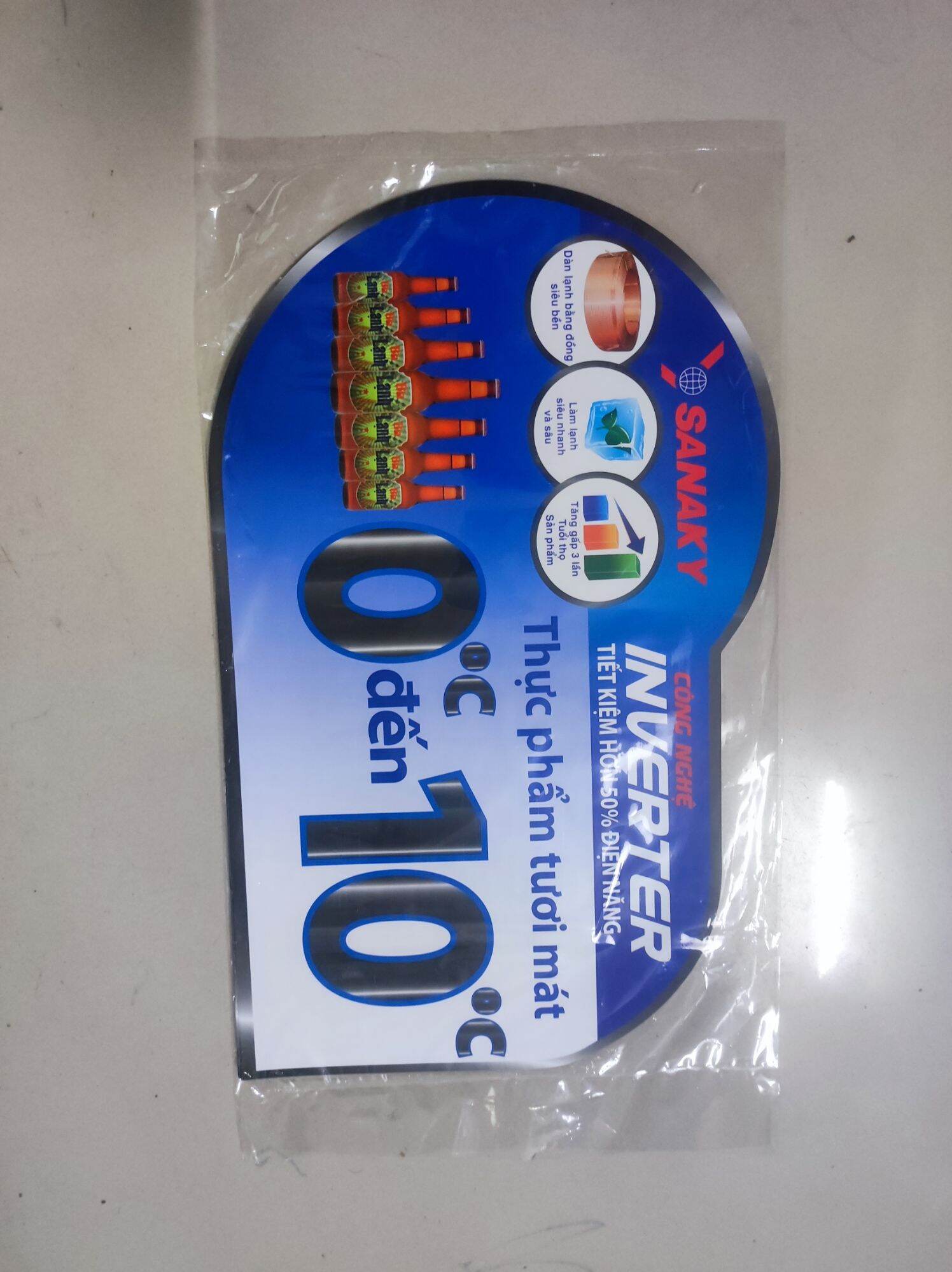 combo 10 tem dán tủ đông