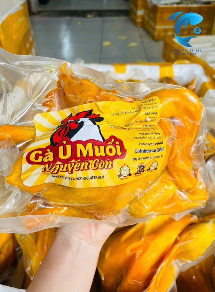 1 con Gà ủ muối nguyên con, có đầu GIAO TOÀN QUỐC