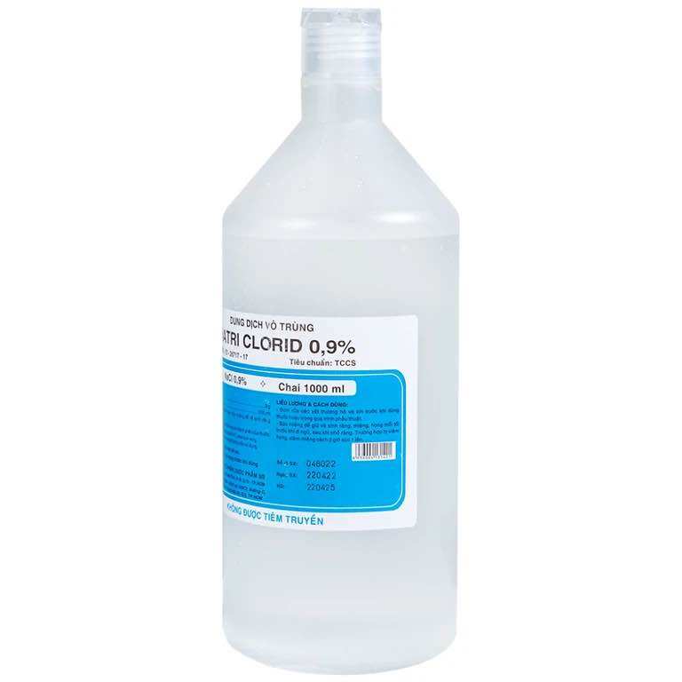 Dung dịch vô trùng Natri Clorid 0.9% Dược 3-2 (1000ml)