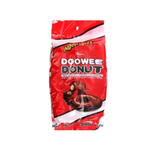 COMBO 12 GÓI BÁNH  DOOWEE DONUT PHỦ SOCOLA (mùi SÔ-CÔ-LA)