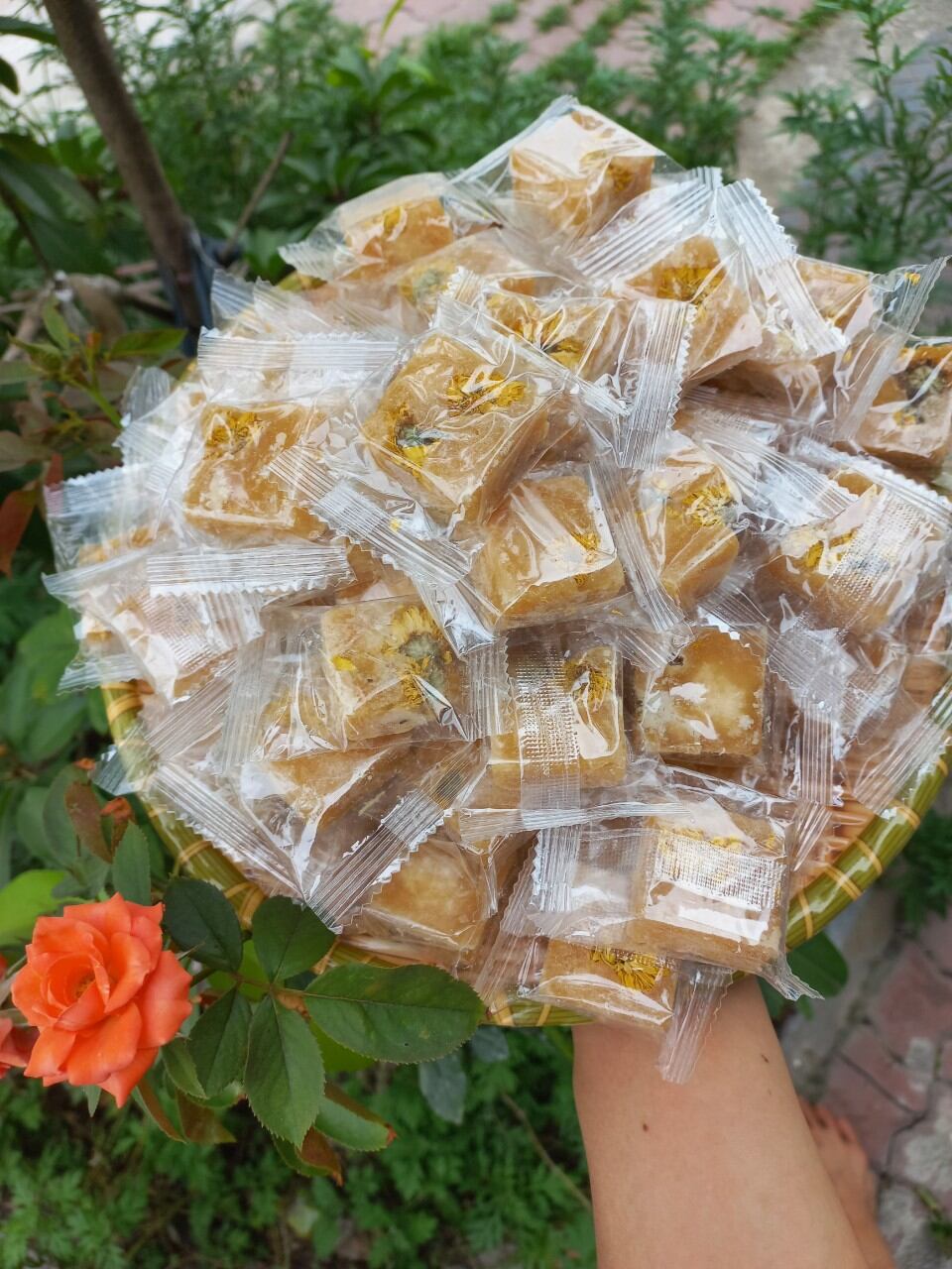 1kg trà hoa cúc đường phèn cao cấp