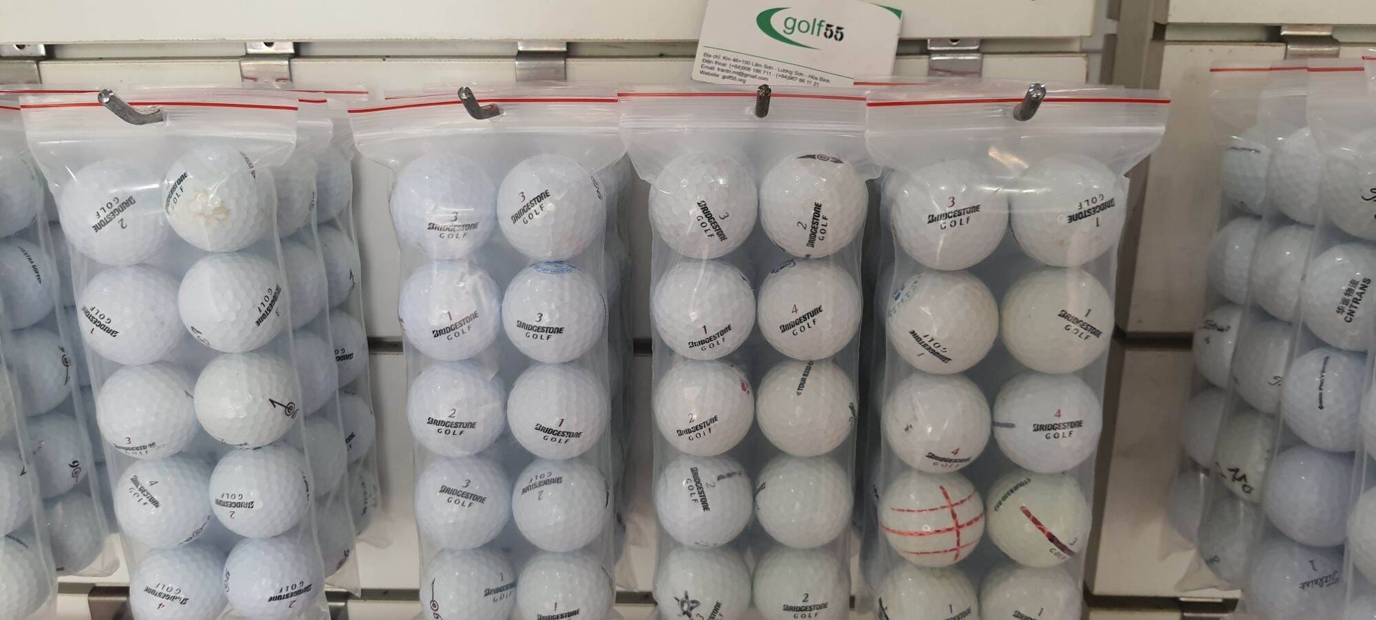 10 Quả BÓNG GOLF BRIDGESTONE CŨ MỚI 99%