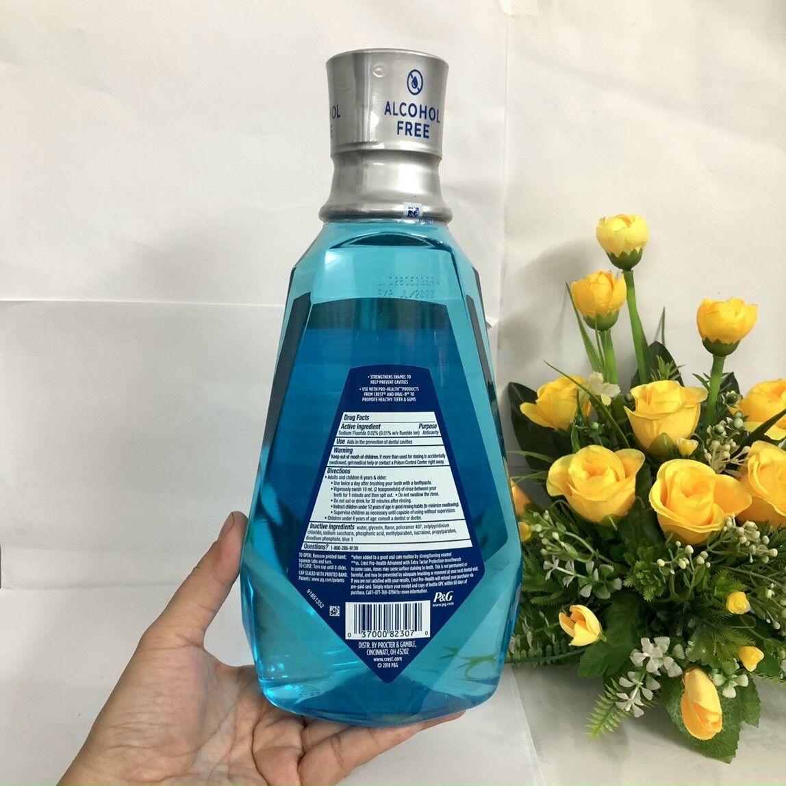 [CHÍNH HÃNG USA] Nước xúc miệng (Mouthwash) Crest Pro Health Advanced - USA
