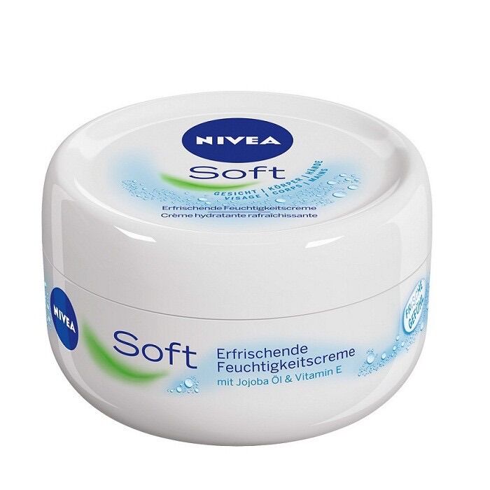 Kem dưỡng ẩm Nivea Soft 200ml chống nẻ cấp ẩm da dịu nhẹ làm trắng