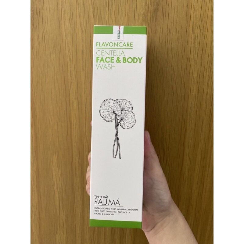Sữa tắm rau má Flavoncare Centella Face & Body Wash 240ml