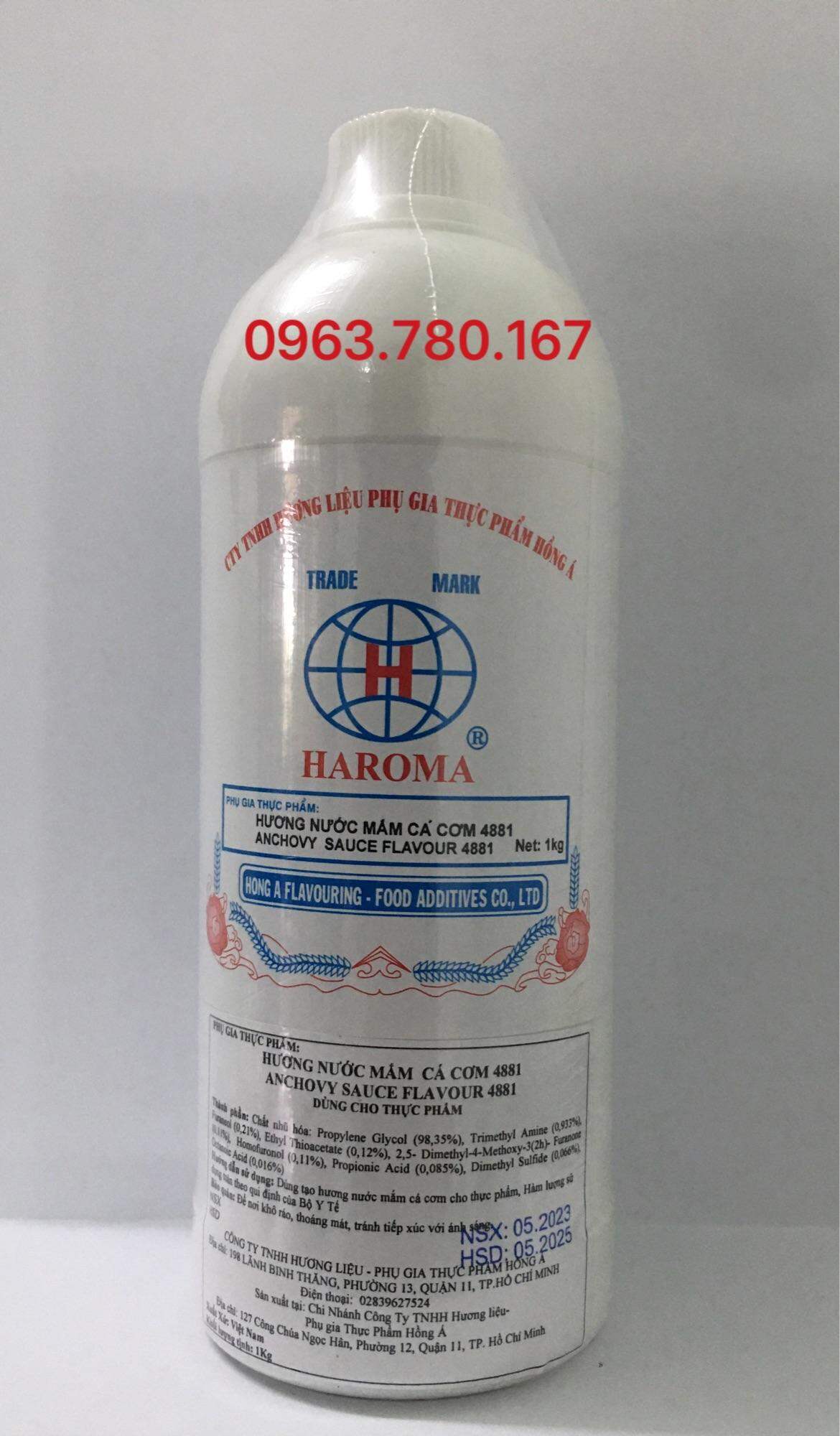 HƯƠNG NƯỚC MẮM CÁ CƠM-1kg-dùng trong thực phẩm, tạo hương nước mắm cá cơm cho sản phẩm.