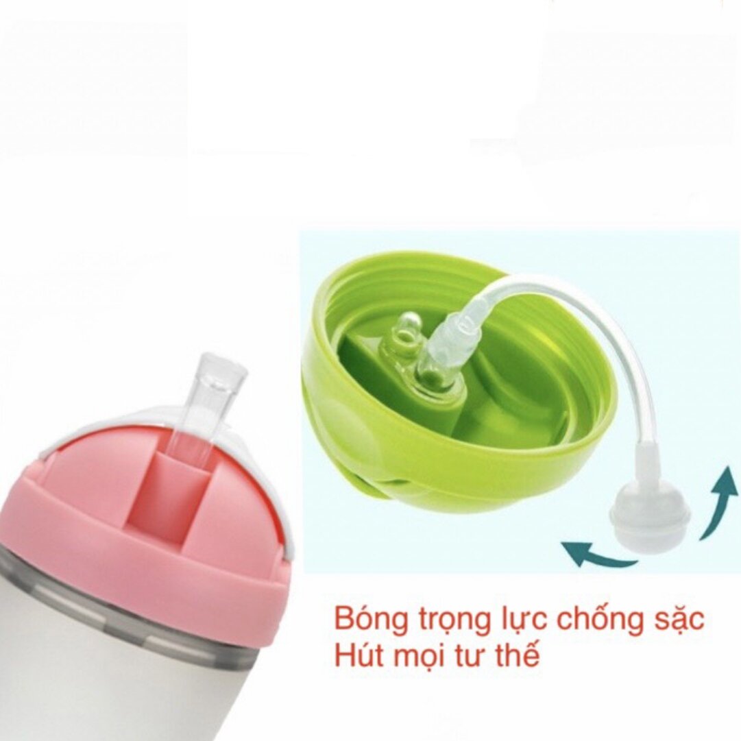 nắp tập hút cho bình sữa comotomo, dùng cả 2 size 150ml và 250ml
