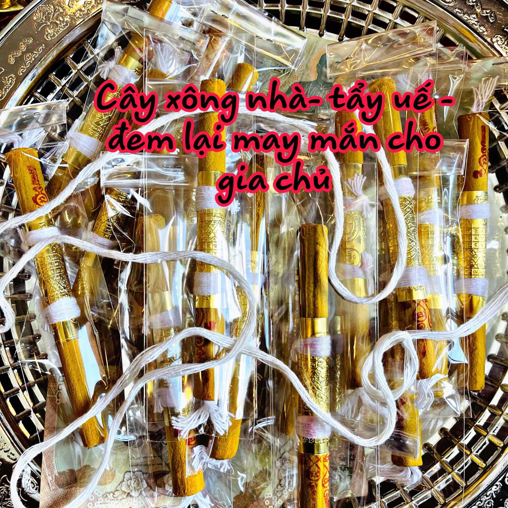 Cây trầm xông nhà - giải vía - chiêu tài lộc
