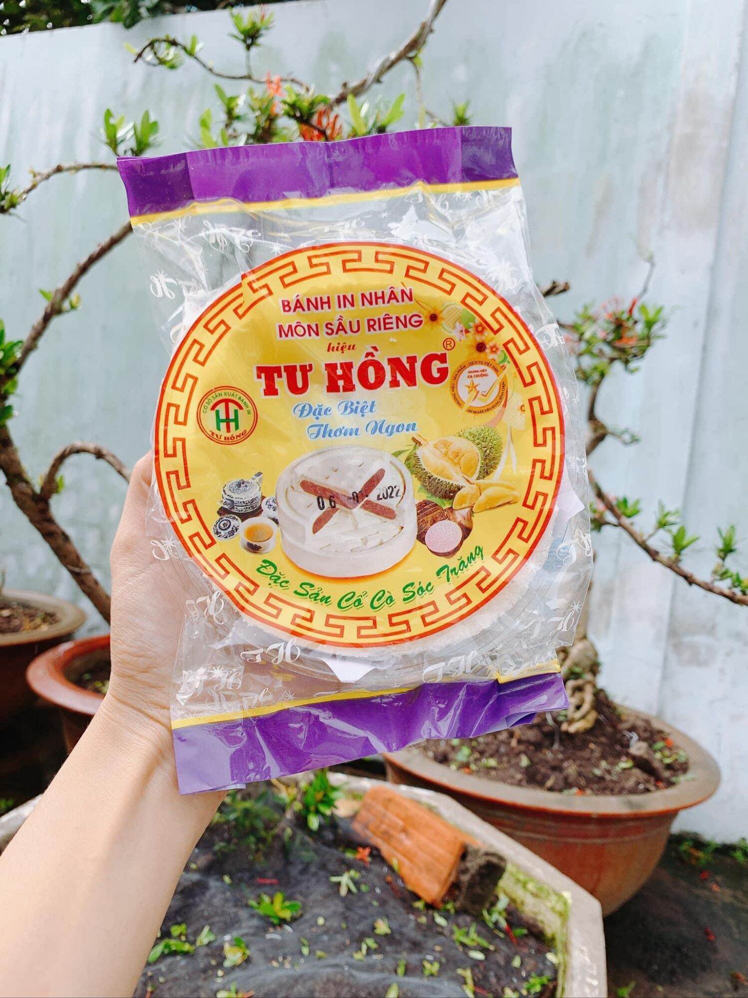 Bánh In Nhân Tư Hồng Combo 2 cây