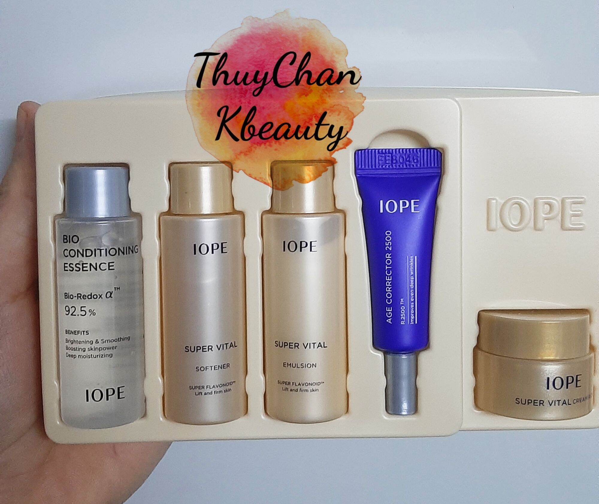 MS39 (#IOPE) Set dưỡng da mini 05 món IOPE Super Vital