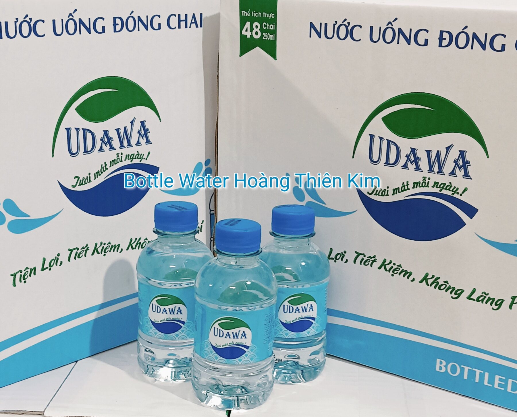 NƯỚC SUỐI CHAI NHỎ UDAWA 250ML. THÙNG 48 CHAI. TỪ 3-5 THÙNG LH SHOP