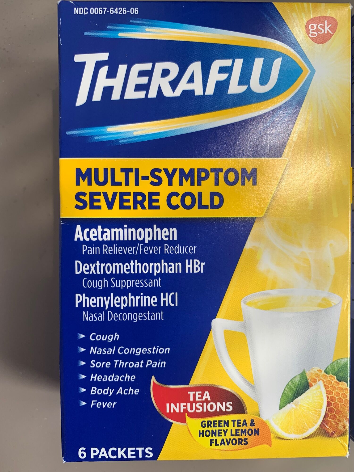 [Hàng Mỹ chính hãng] Trà giải cảm Theraflu